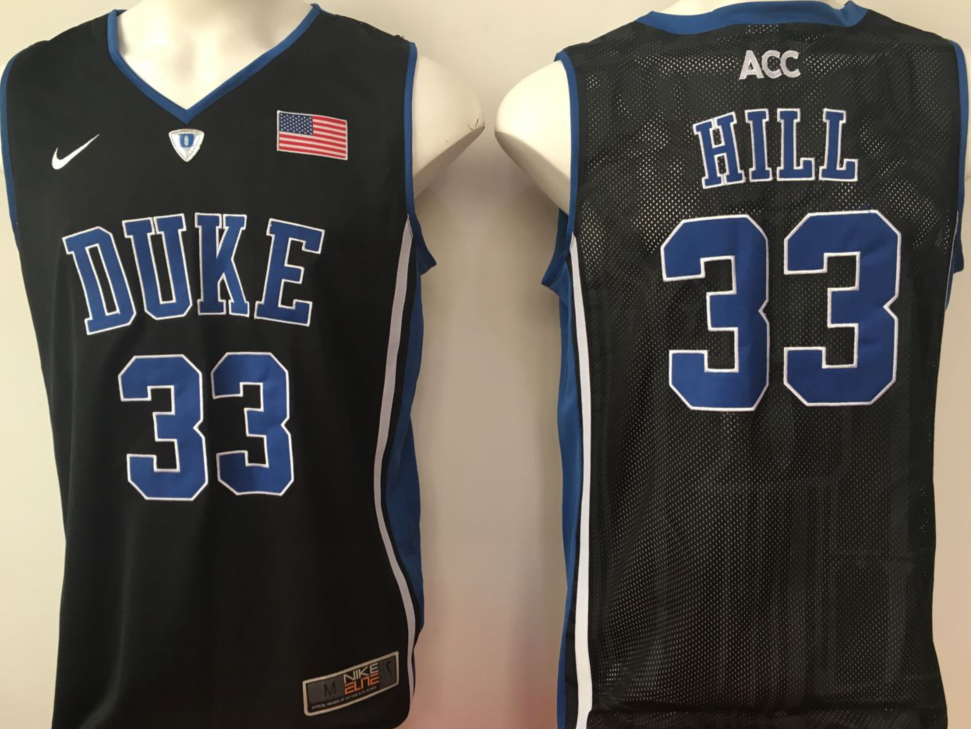 NCAA Men Duke Blue Devils Black 33 hill